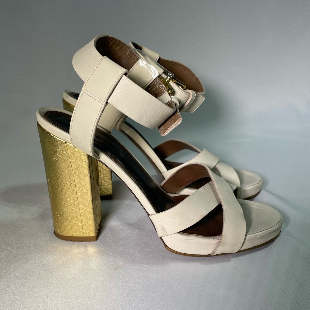 MARNI buckled strappy sandals.